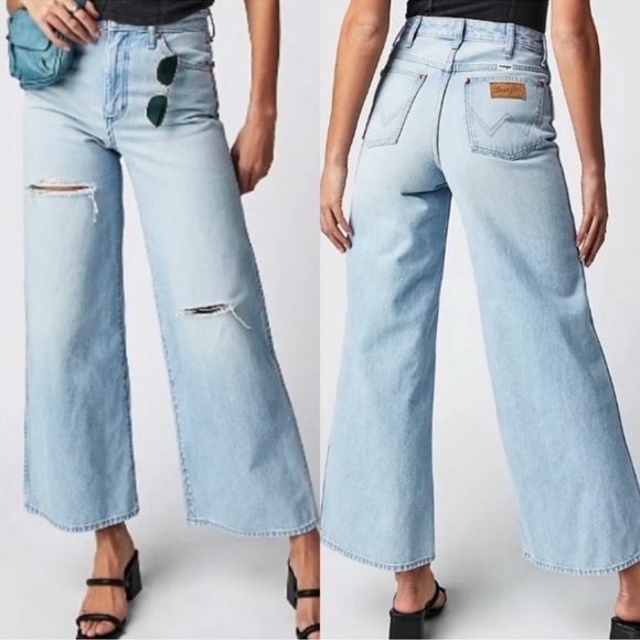 Wrangler worldwide 661 high rise wide leg jeans - Picture 2 of 14